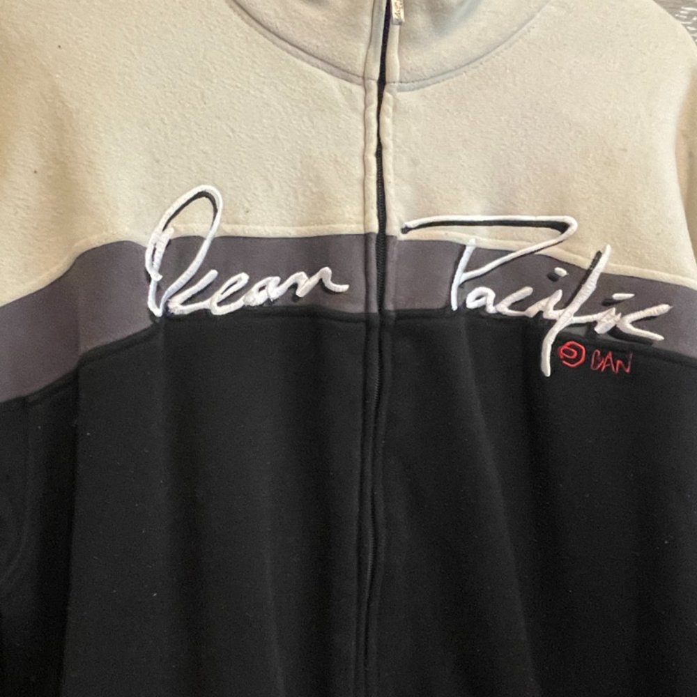 Vintage OP Riding Co. Dream Pacific Zip Up Skating Hoodie - Picture 3 of 8